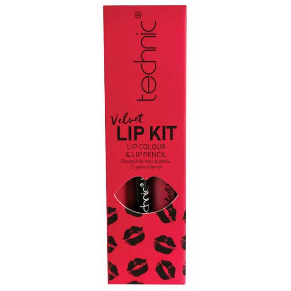 Velvet Lip Kit Lipliner + Rouge à Lèvres Liquide - Technic - Technic Cosmetics - 1