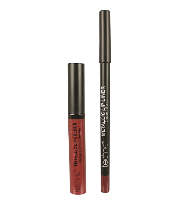 Velvet Lip Kit Lipliner + Rouge à Lèvres Liquide - Technic - Technic Cosmetics - 6
