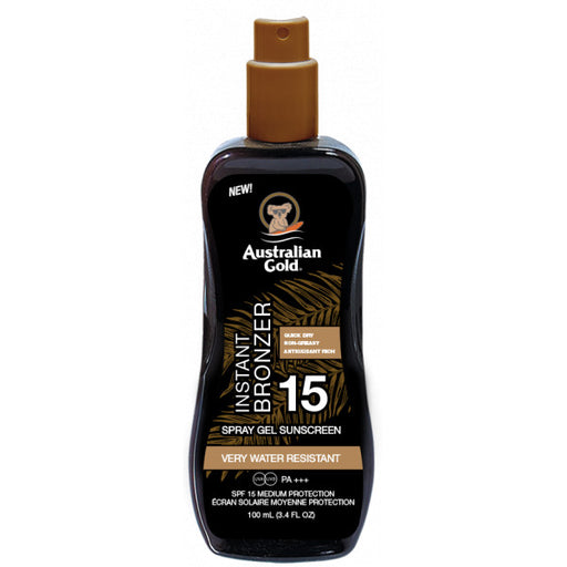 Gel de protection solaire autobronzant Instant Bronzer - Australian Gold - 1