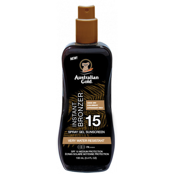 Gel de protection solaire autobronzant Instant Bronzer - Australian Gold - 1
