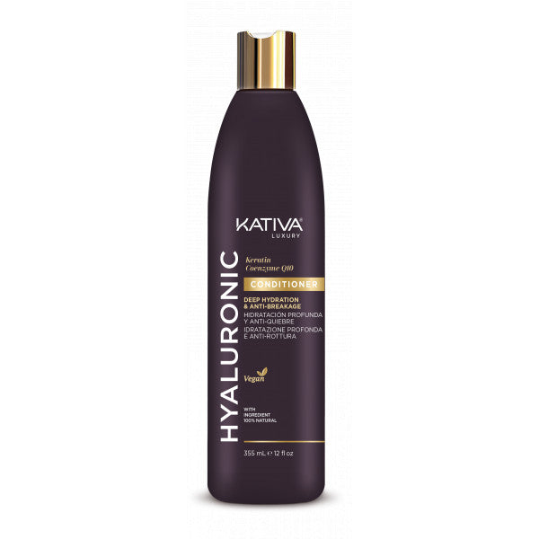Après-shampooing à l'acide hyaluronique, à la kératine et à la coenzyme Q10 - Kativa - 1