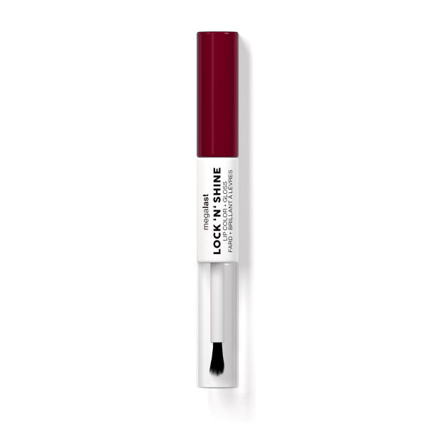 Rouge à lèvres liquide 2 en 1 Mega Last Lock 'n Shine Lip Color + Gloss - Wet N Wild - 1