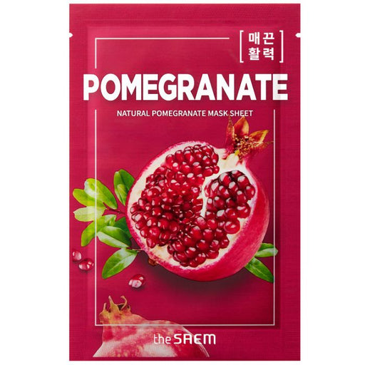 Masque à la Grenade - Feuille de Masque à la Grenade Naturelle 21 ml - The Saem - 1