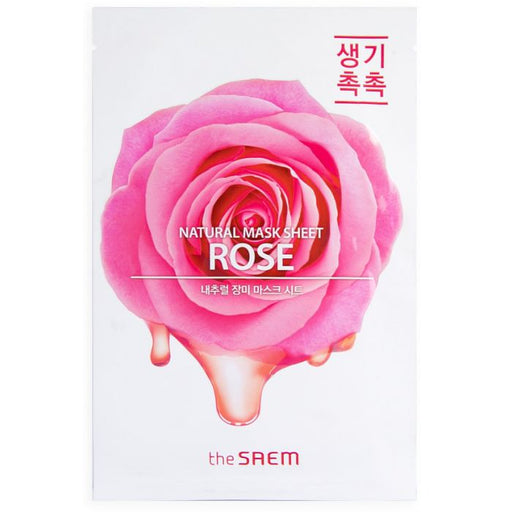 Natural Rose Mascarilla Rosa -21ml - The Saem - 1
