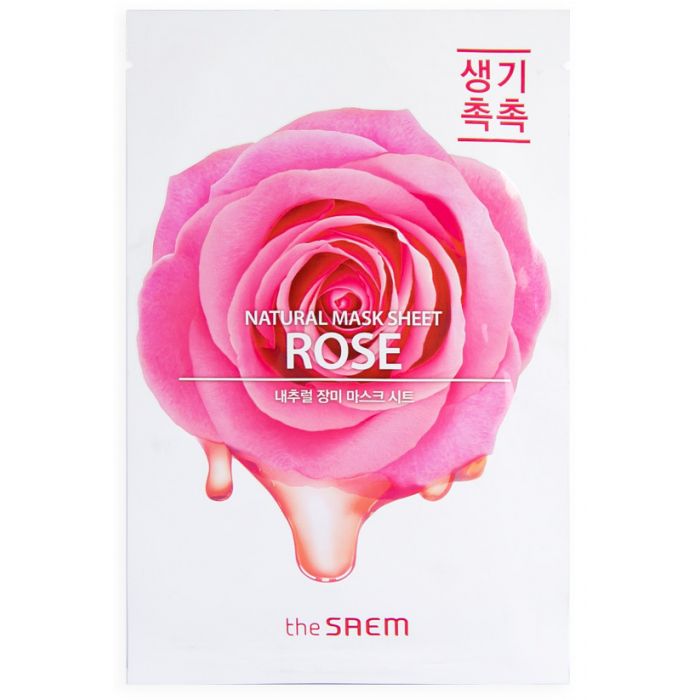 Natural Rose Mascarilla Rosa -21ml - The Saem - 1