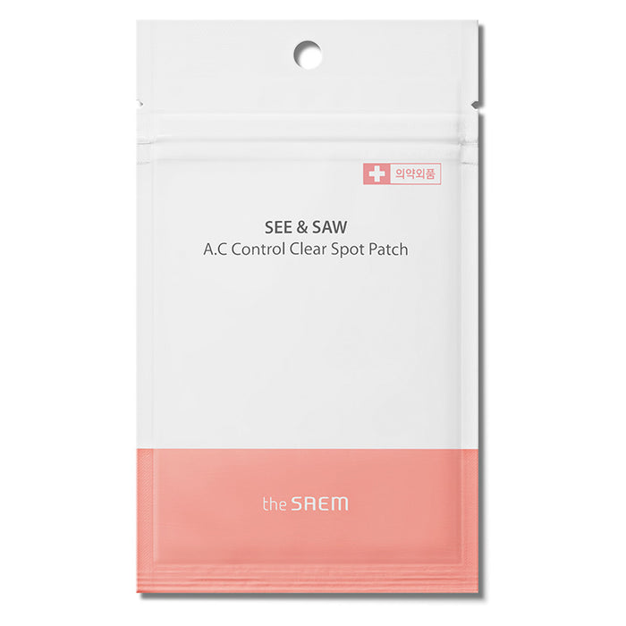 Patchs pour boutons et plaies - See and Saw Control Clear - The Saem - 1