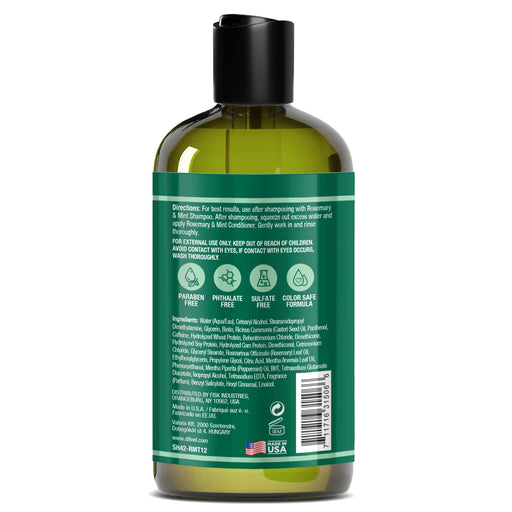 Revitalisant Fortifiant Romarin et Menthe 355ml - Difeel - 2