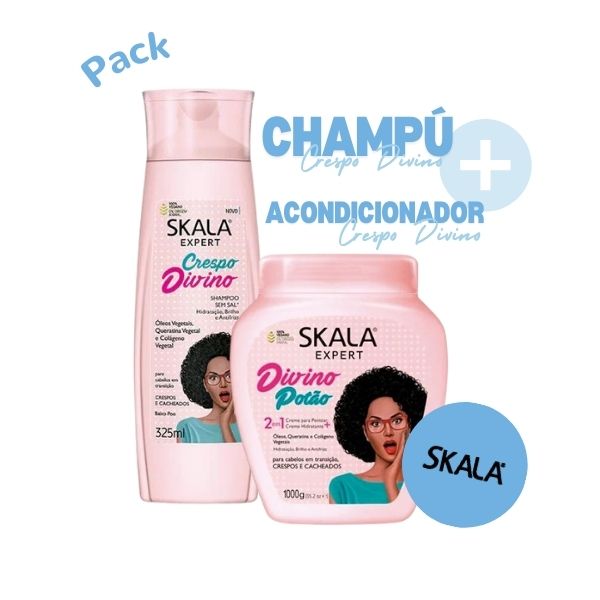 Pack Divino Potao: Shampooing + Crème Revitalisante 1000ml - Skala - 1