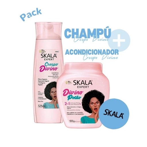 Pack Divino Potao: Shampooing + Crème Revitalisante 1000ml - Skala - 1