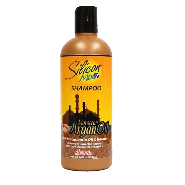 Traitement capillaire à l'huile d'argan du Maroc - Silicon Mix : 473 Ml - 1