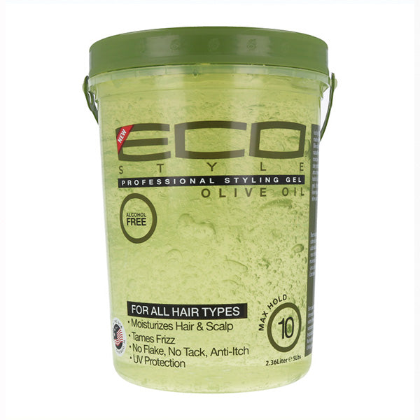 Gel fixant à l&#39;huile d&#39;olive - Eco Styler : 2.36L - 1