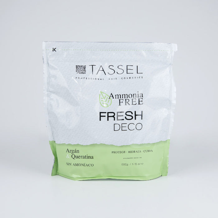 Décoloration sans Ammoniaque 500 gr - Huile d&#39;Argan et Kératine - Tassel - 1