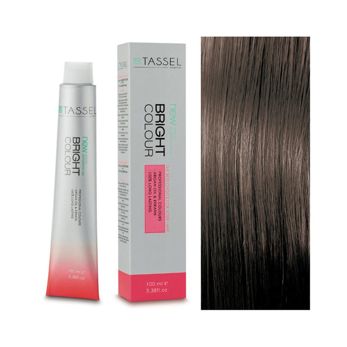 5 Châtain clair - Teinture à l&#39;huile d&#39;argan et à la kératine 100 ml - Tassel : 5.1 Castaño Claro Ceniza - 1