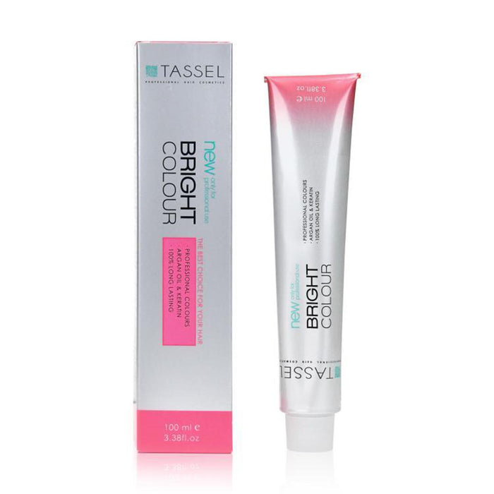 5 Châtain clair - Teinture à l&#39;huile d&#39;argan et à la kératine 100 ml - Tassel : 5.77 Marrón chocolate - 1