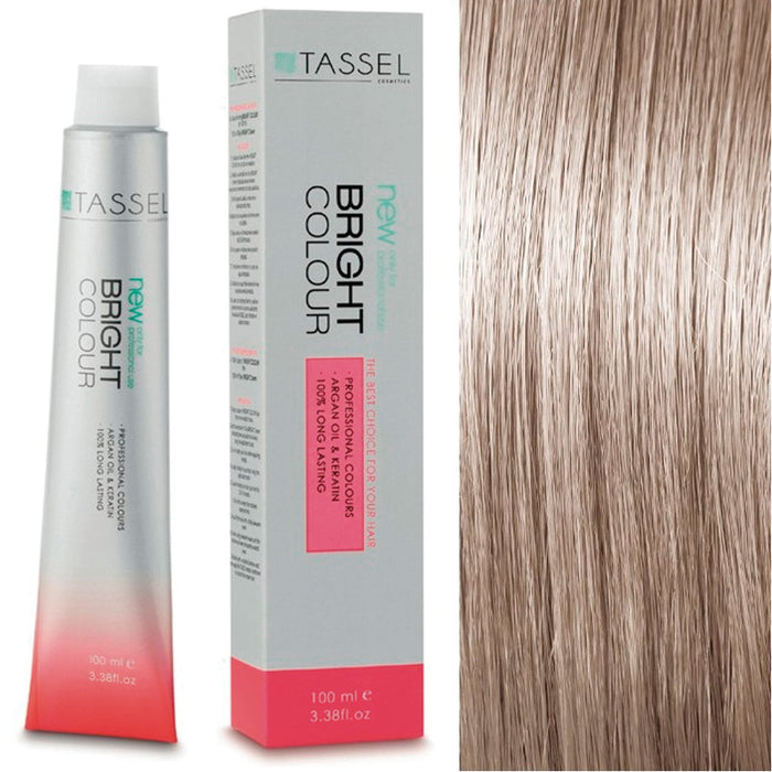 5 Châtain clair - Teinture à l'huile d'argan et à la kératine 100 ml - Tassel : 9.21N Rubio Muy Claro Beige Ceniza - 1