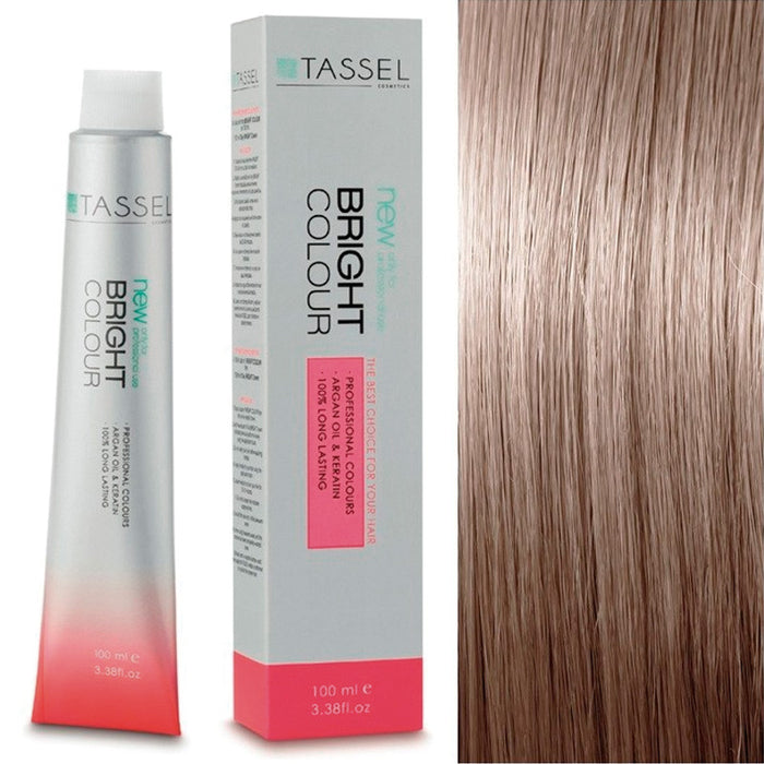 5 Châtain clair - Teinture à l'huile d'argan et à la kératine 100 ml - Tassel : 8.23N Rubio Claro Beige Dorado - 1