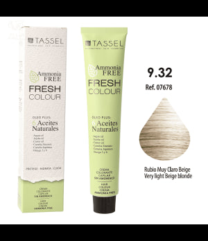 Colorant Fresh Colour sans Ammoniac 100ml - Tassel : 9.32 Rubio muy claro beige - 1