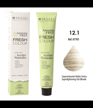 Colorant Fresh Colour sans Ammoniac 100ml - Tassel : 12.1 Super aclarante rubio ceniza - 1