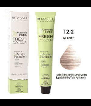Colorant Fresh Colour sans Ammoniac 100ml - Tassel : 12.2 Super aclarante rubio ceniza violeta - 1