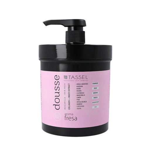 Masque Capillaire Douce Collagène Arôme Fraise 1000 ml - Tassel - 1