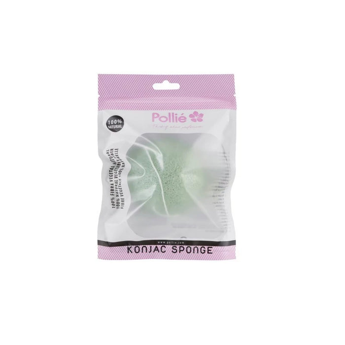 Éponge Konjac à l'Aloe Vera Naturel - 1 unité - Pollié - 2
