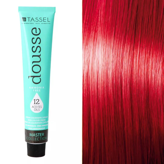 Colorant Tassel Dousse Master Collection - 100 ml | 11 nuances de base avec 12 huiles essentielles - Tassel : 8.55 Rubio Medio Rojo Intenso - 1
