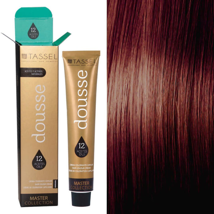 Colorant Tassel Dousse Master Collection - 100 ml | 11 nuances de base avec 12 huiles essentielles - Tassel : 5.85 - CASTAÑO CLARO MARRON CAOBA - 1