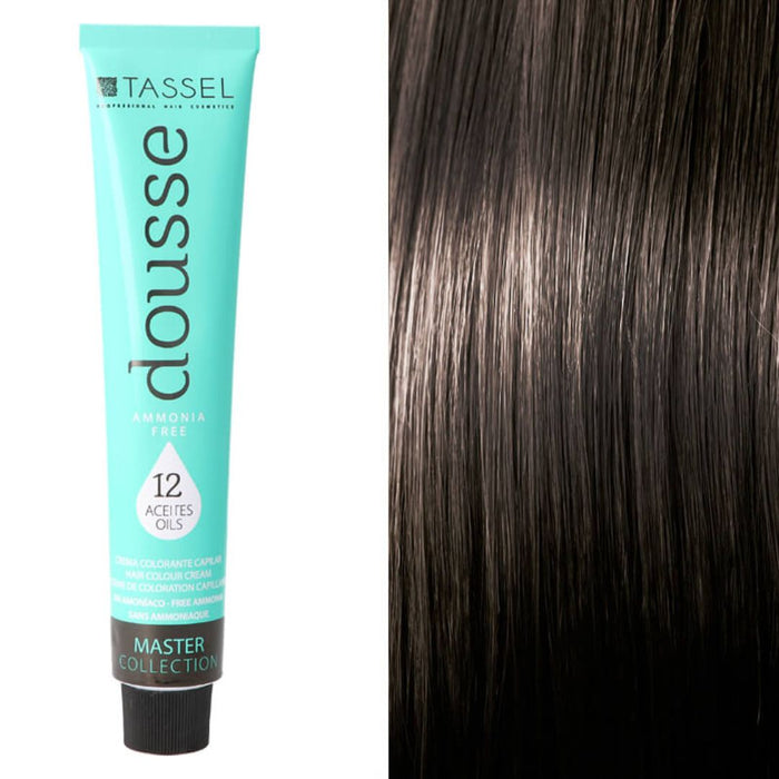 Colorant Tassel Dousse Master Collection - 100 ml | 11 nuances de base avec 12 huiles essentielles - Tassel : 5 Castaño Claro - 1