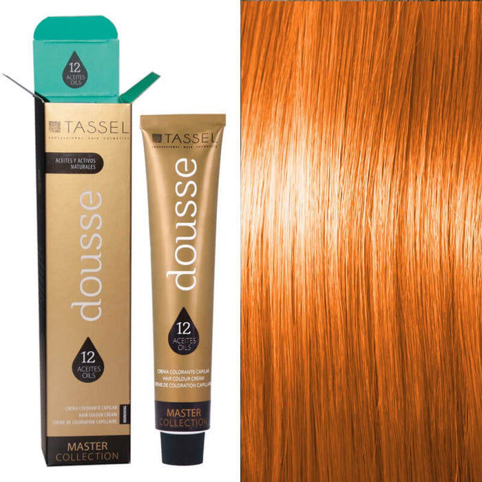 Colorant Tassel Dousse Master Collection - 100 ml | 11 nuances de base avec 12 huiles essentielles - Tassel : 9.43 - RUBIO EXTRA CLARO COBRE DORADO - 1