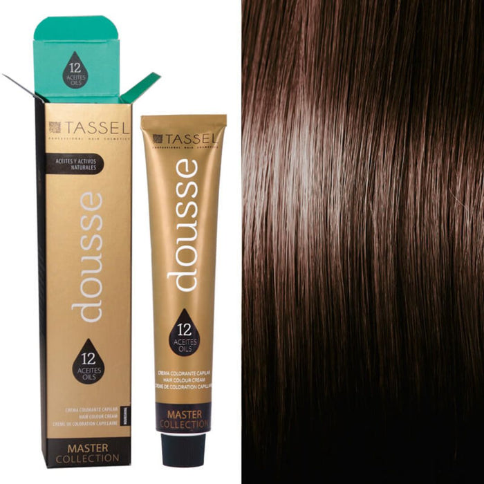 Colorant Tassel Dousse Master Collection - 100 ml | 11 nuances de base avec 12 huiles essentielles - Tassel : 5.80 - CASTAÑO CLARO CHOCOLATE - 1