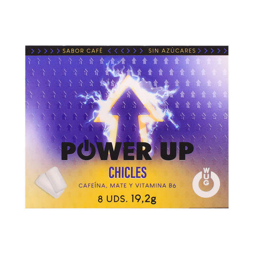 Wug - Power Up Blister - Sabor Café - 8 chicles (19,2 g) - Wug - 1