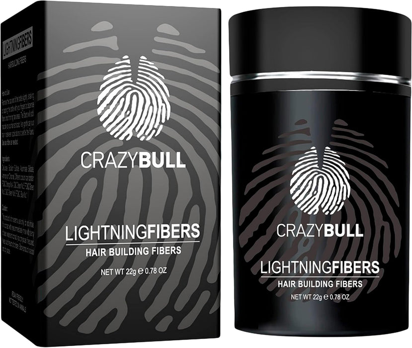 Fibres Capillaires Lighting Hair Building 22g - Crazy Bull : 1-black - 1