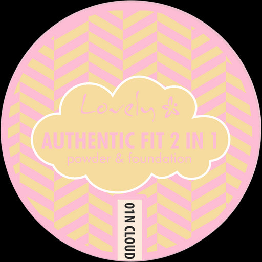 Maquillage et Poudre 2 en 1 Authentic Fit - Lovely : N1 - 1