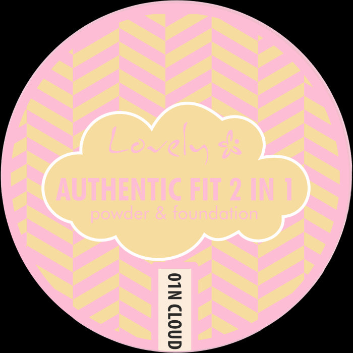 Maquillage et Poudre 2 en 1 Authentic Fit - Lovely - 1
