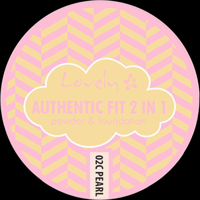 Maquillage et Poudre 2 en 1 Authentic Fit - Lovely : N2 - 1