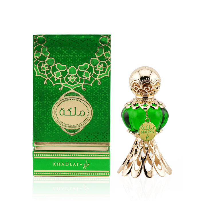 Huile parfumée pour femme Malika Green 15ml - Khadlaj - 3