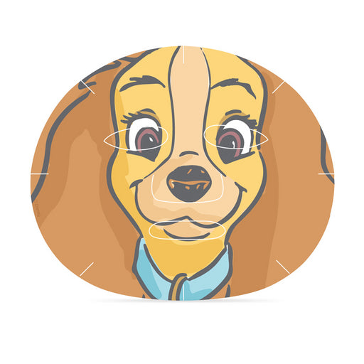 Duo de masques en feuille cosmétiques Lady and the Tramp - Mad Beauty - 2