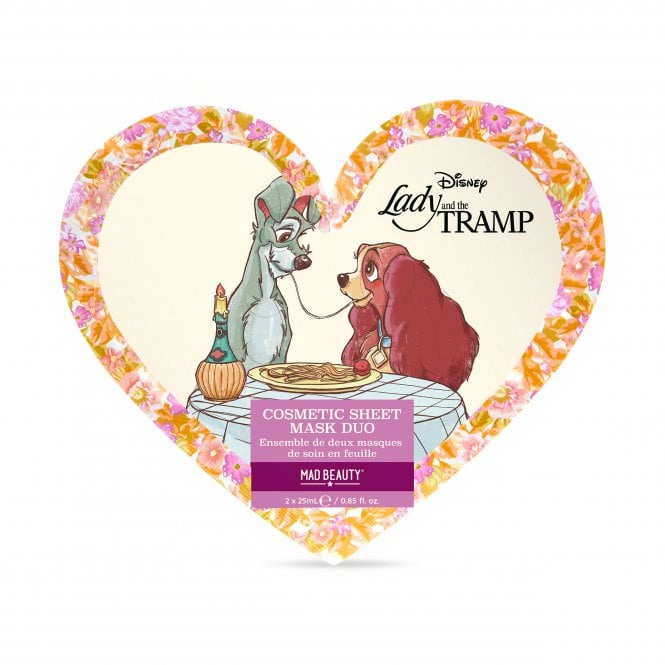 Duo de masques en feuille cosmétiques Lady and the Tramp - Mad Beauty - 1