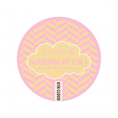 Maquillage et Poudre 2 en 1 Authentic Fit - Lovely - 1