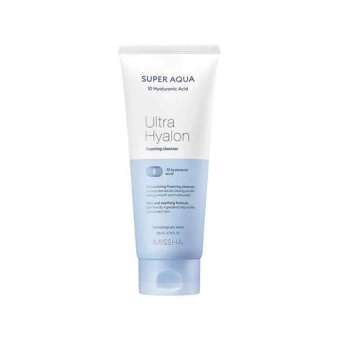Mousse Nettoyante Super Aqua Ultra Hyalron 200ml - Missha - 1