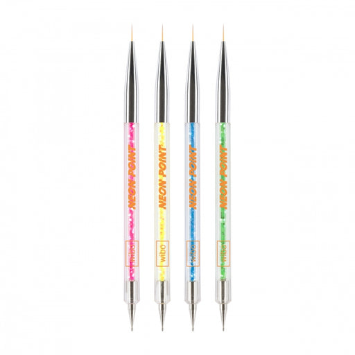 Pinceau et Poinçon à Ongles Neon Point - Wibo - 2