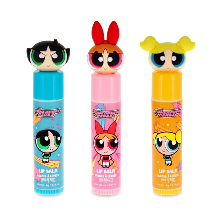 Trio de Baumes à Lèvres Super Mignons Powerpuff Girls - Mad Beauty - 1
