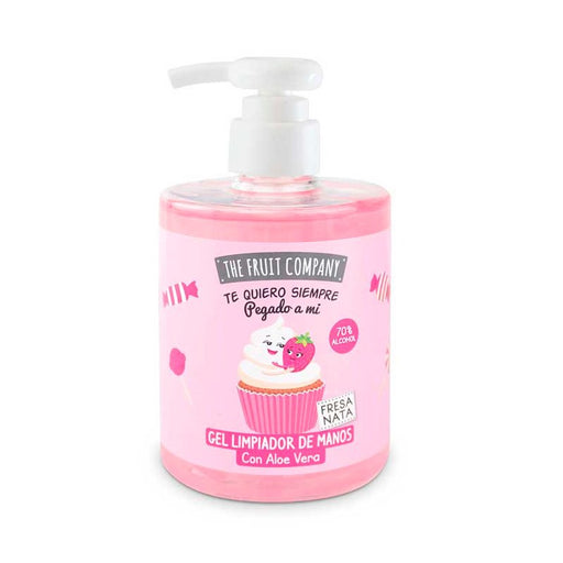 Gel Nettoyant Mains Hydroalcoolique - Fraise et Crème - The Fruit Company - 1