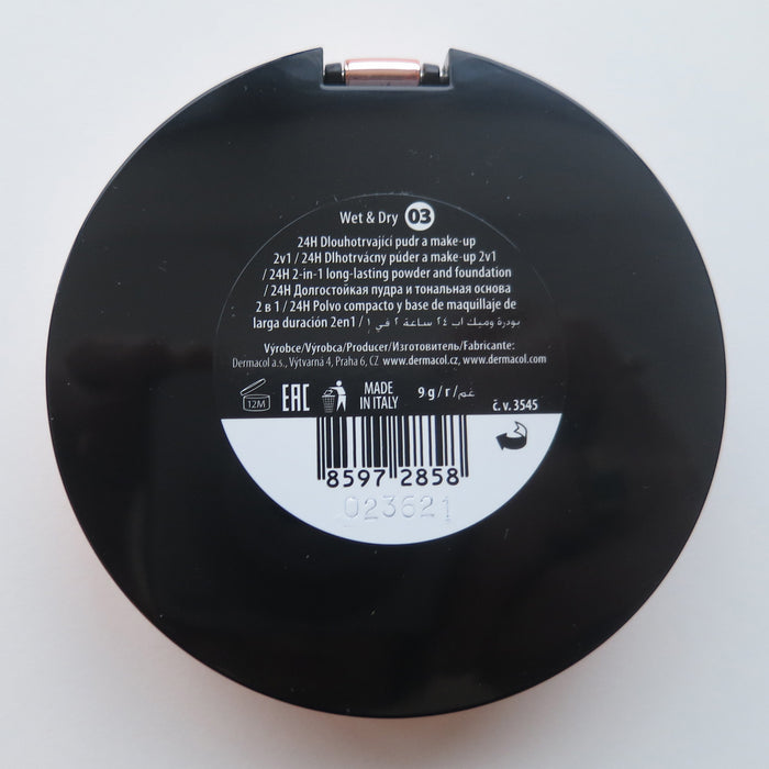 Dermacol Poudre et Fond de Teint Longue Tenue 24h - Dermacol : 03 - 2