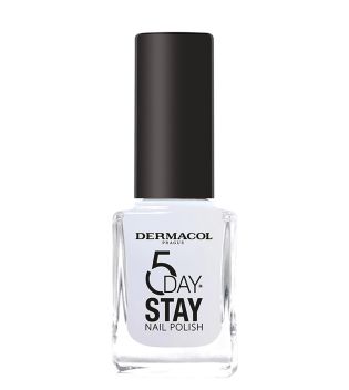 Vernis à Ongles 5 Jours - Séjour 5 Jours N°33 - Dermacol : 56: Artic White - 1