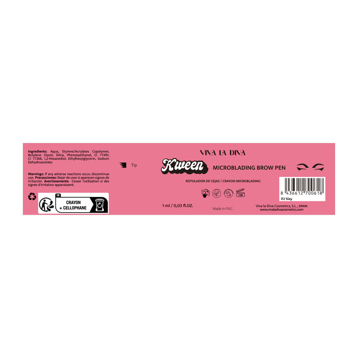 Viva la Diva Kween Microblading des sourcils - Viva la Diva : Medium Brown - 1