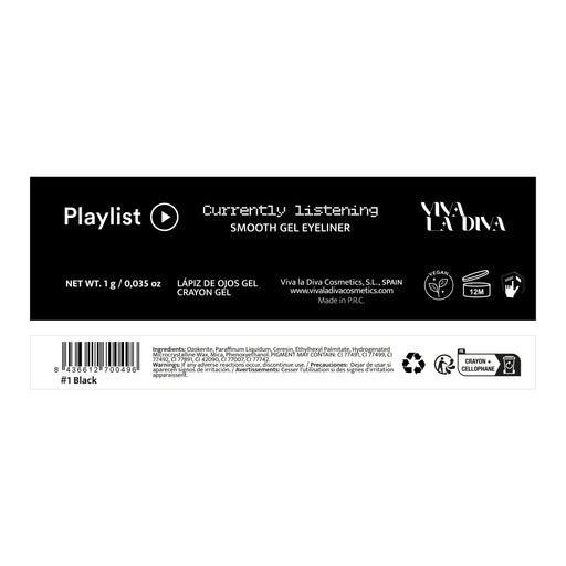 Viva la Diva Playlist Smooth Gel Eyeliner - Viva la Diva - 1
