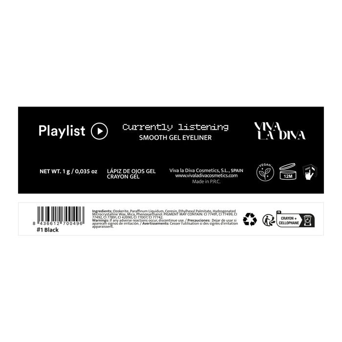 Viva la Diva Playlist Smooth Gel Eyeliner - Viva la Diva - 1