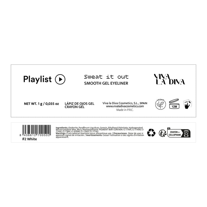Viva la Diva Playlist Smooth Gel Eyeliner - Viva la Diva : Sweat It out - 1