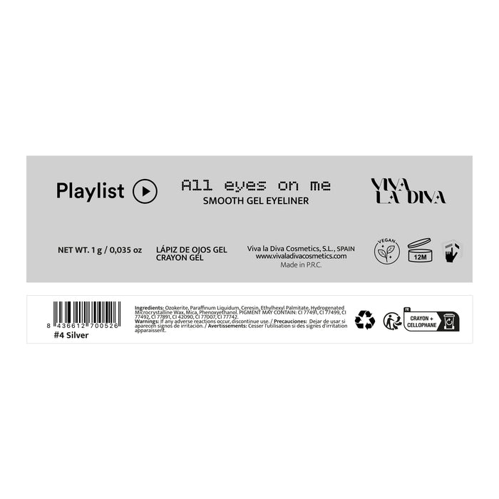 Viva la Diva Playlist Smooth Gel Eyeliner - Viva la Diva : All Eyes On Me - 1